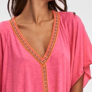 Pitusa Abaya Mini Dress in Pink